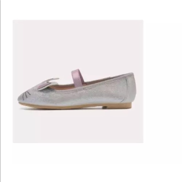 NWT Revah ~ Silver ~ Bunny Slip On Ballet … - Picture 2 of 3